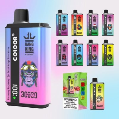Portable Bang King Dual Flavors 30000 Puffs Disposable Vape with Screen on Front 8 1 jpg - Bang King